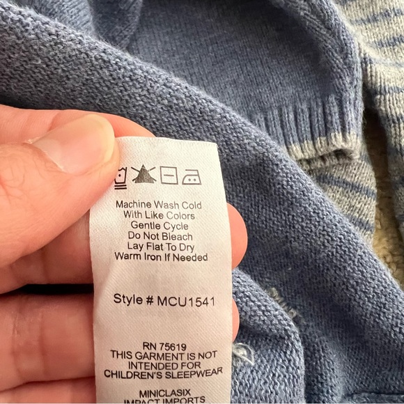 Miniclasix Star baby boy 2 piece sweater and pants set - Picture 6 of 8